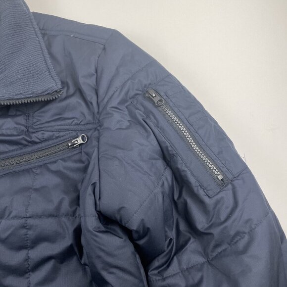 I. Spiewak And Sons Quilted Insulated Jacket Men’s L Black Full Zip Polyester - Picture 12 of 13